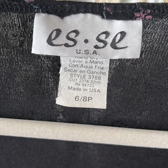 ❤️Floral Vine Print Open Front Short Sleeve Black Shrug or Cardigan-6 or 8P - Picture 13 of 14